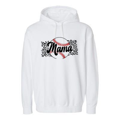 Baseball Mom Garment-Dyed Fleece Hoodie