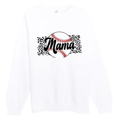 Baseball Mom Premium Crewneck Sweatshirt