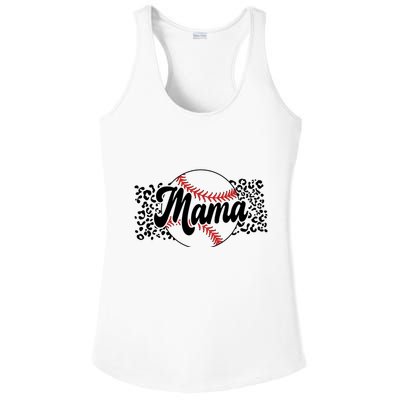 Baseball Mom Ladies PosiCharge Competitor Racerback Tank