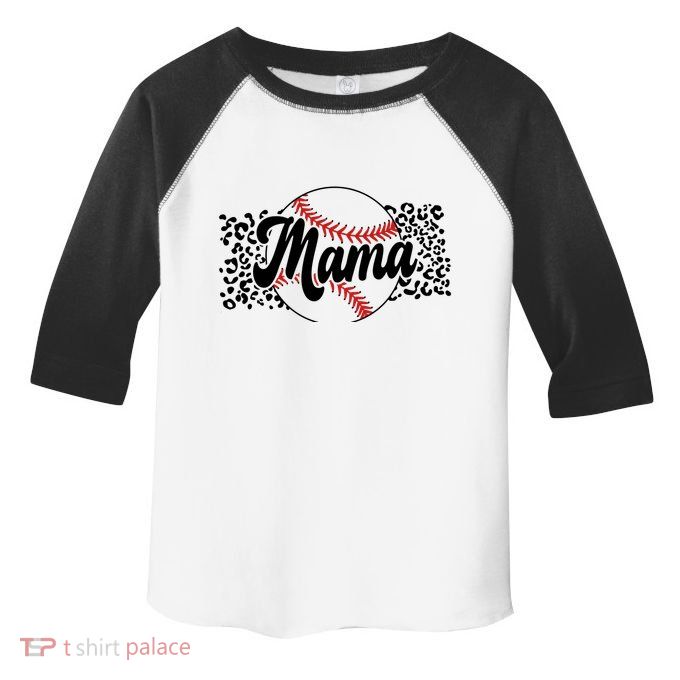 Baseball Mom Toddler Fine Jersey T-Shirt