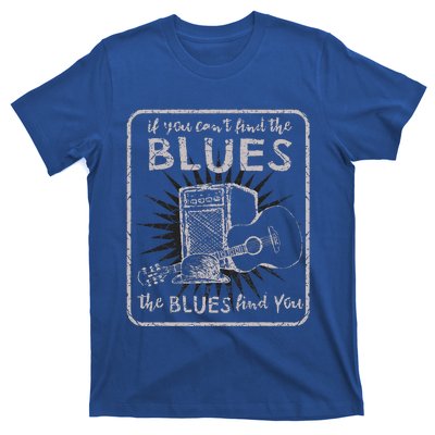 Blues Music Band Lover Vintage Guitar Teacher Funny Blues T-Shirt