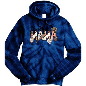 Baseball Mom Baseball Mama Sports Mom Baseball Mama Mother's Day Tie Dye Hoodie