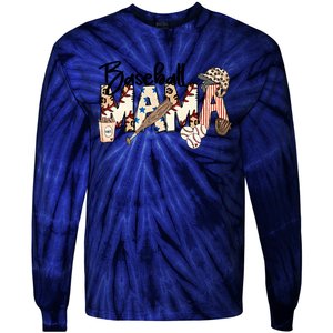 Baseball Mom Baseball Mama Sports Mom Baseball Mama Mother's Day Tie-Dye Long Sleeve Shirt