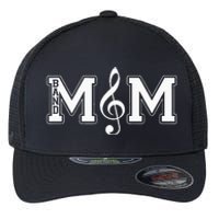 Band Mom Band Parent Gift For Band Fan Music Moms Flexfit Unipanel Trucker Cap