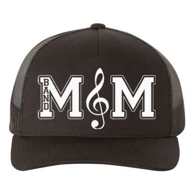 Band Mom Band Parent Gift For Band Fan Music Moms Yupoong Adult 5-Panel Trucker Hat