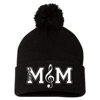 Band Mom Band Parent Gift For Band Fan Music Moms Pom Pom 12in Knit Beanie