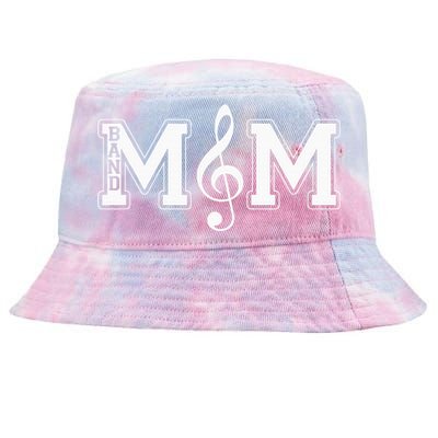 Band Mom Band Parent Gift For Band Fan Music Moms Tie-Dyed Bucket Hat