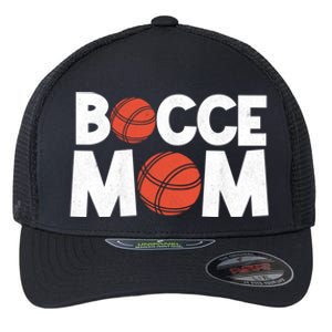 Bocce Mom Bocce Ball Player Mother Bocce Gift Flexfit Unipanel Trucker Cap