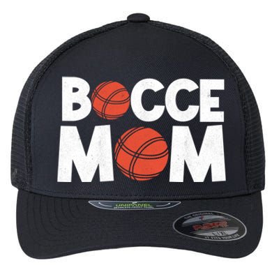 Bocce Mom Bocce Ball Player Mother Bocce Gift Flexfit Unipanel Trucker Cap