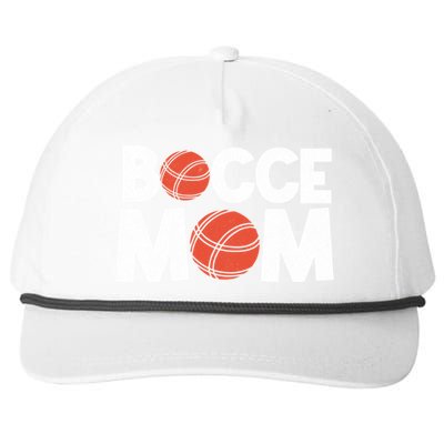 Bocce Mom Bocce Ball Player Mother Bocce Gift Snapback Five-Panel Rope Hat