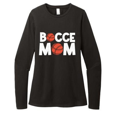 Bocce Mom Bocce Ball Player Mother Bocce Gift Womens CVC Long Sleeve Shirt