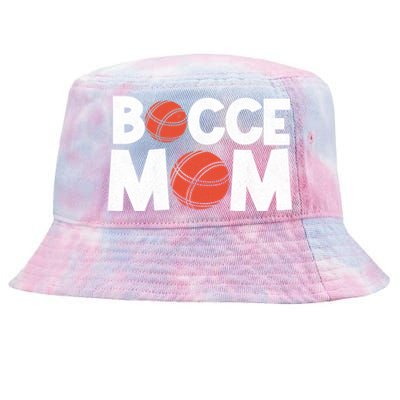 Bocce Mom Bocce Ball Player Mother Bocce Gift Tie-Dyed Bucket Hat