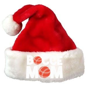 Bocce Mom Bocce Ball Player Mother Bocce Gift Premium Christmas Santa Hat