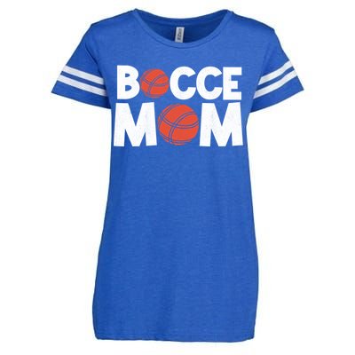 Bocce Mom Bocce Ball Player Mother Bocce Gift Enza Ladies Jersey Football T-Shirt