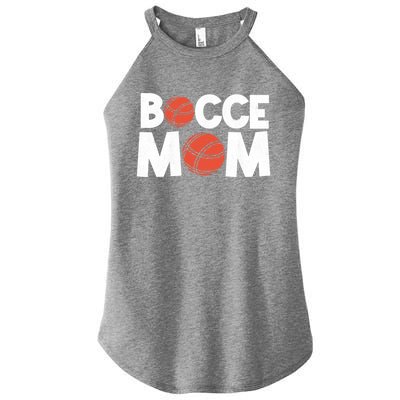 Bocce Mom Bocce Ball Player Mother Bocce Gift Women’s Perfect Tri Rocker Tank