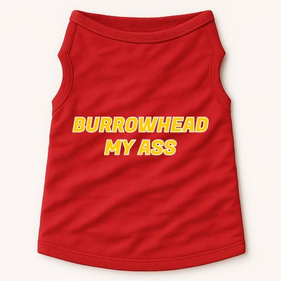 Burrowhead My Butt A*** Funny Football Fan Meme Kansas City Doggie Tank