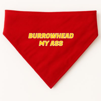 Burrowhead My Butt A*** Funny Football Fan Meme Kansas City USA-Made Doggie Bandana