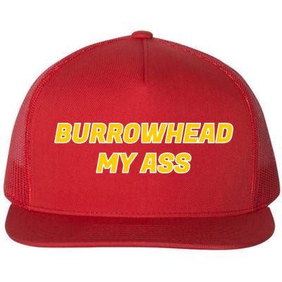 Burrowhead My Butt A*** Funny Football Fan Meme Kansas City Flatbill Hat