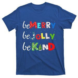 Be Merry Be Jolly Be Kind Christmas Tree Family Christmas T-Shirt