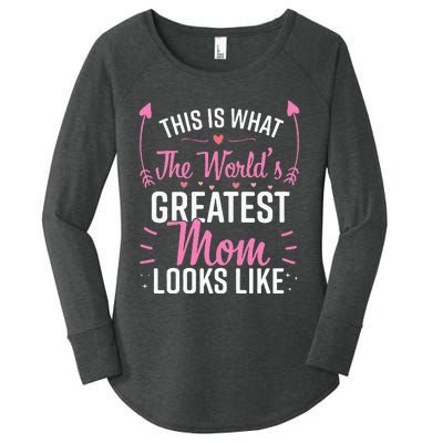 Best Mom Best Mother Women's Perfect Tri Tunic Long Sleeve Shirt