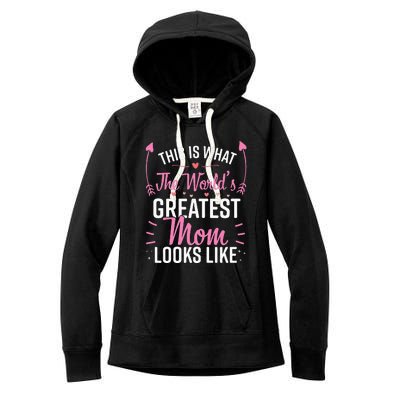 Best Mom Best Mother Women's Fleece Hoodie