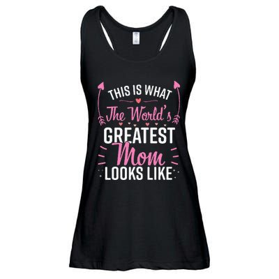 Best Mom Best Mother Ladies Essential Flowy Tank