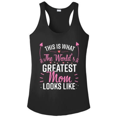 Best Mom Best Mother Ladies PosiCharge Competitor Racerback Tank