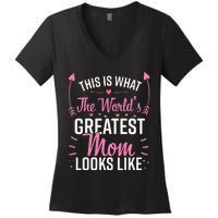 Best Mom Best Mother Women's V-Neck T-Shirt