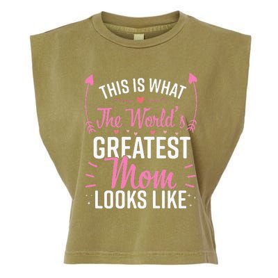 Best Mom Best Mother Garment-Dyed Women's Muscle Tee