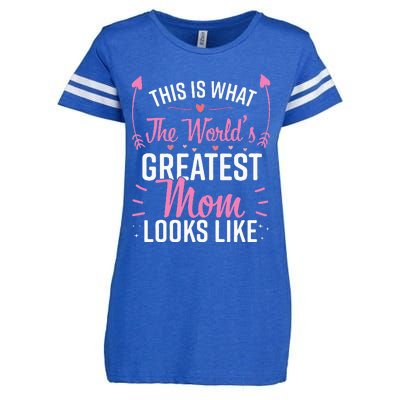 Best Mom Best Mother Enza Ladies Jersey Football T-Shirt