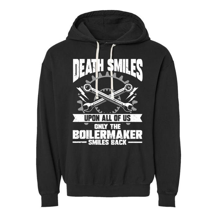 Boiler Maker Boilermaker Union Boilermaker Garment-Dyed Fleece Hoodie