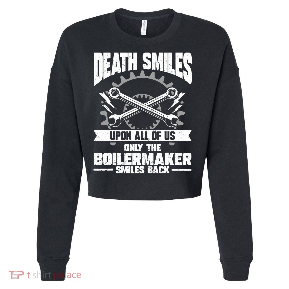 Boiler Maker Boilermaker Union Boilermaker Cropped Pullover Crew