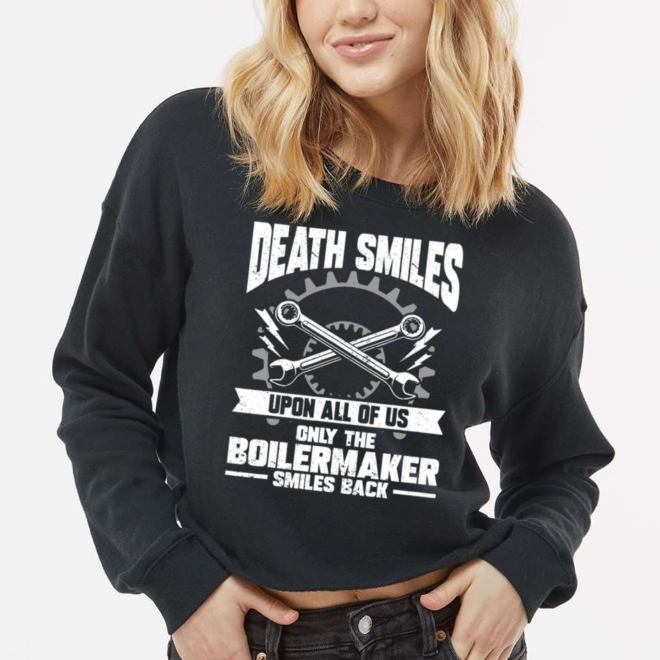 Boiler Maker Boilermaker Union Boilermaker Cropped Pullover Crew