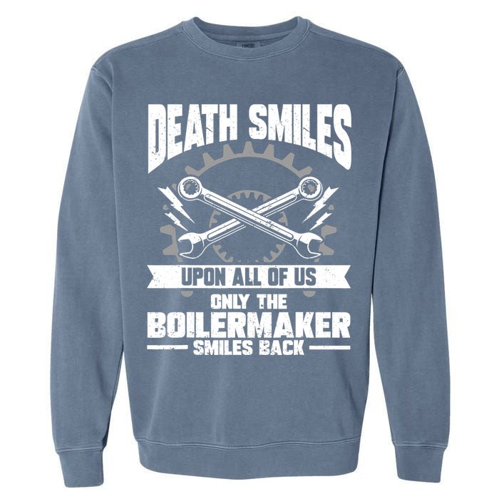 Boiler Maker Boilermaker Union Boilermaker Garment-Dyed Sweatshirt