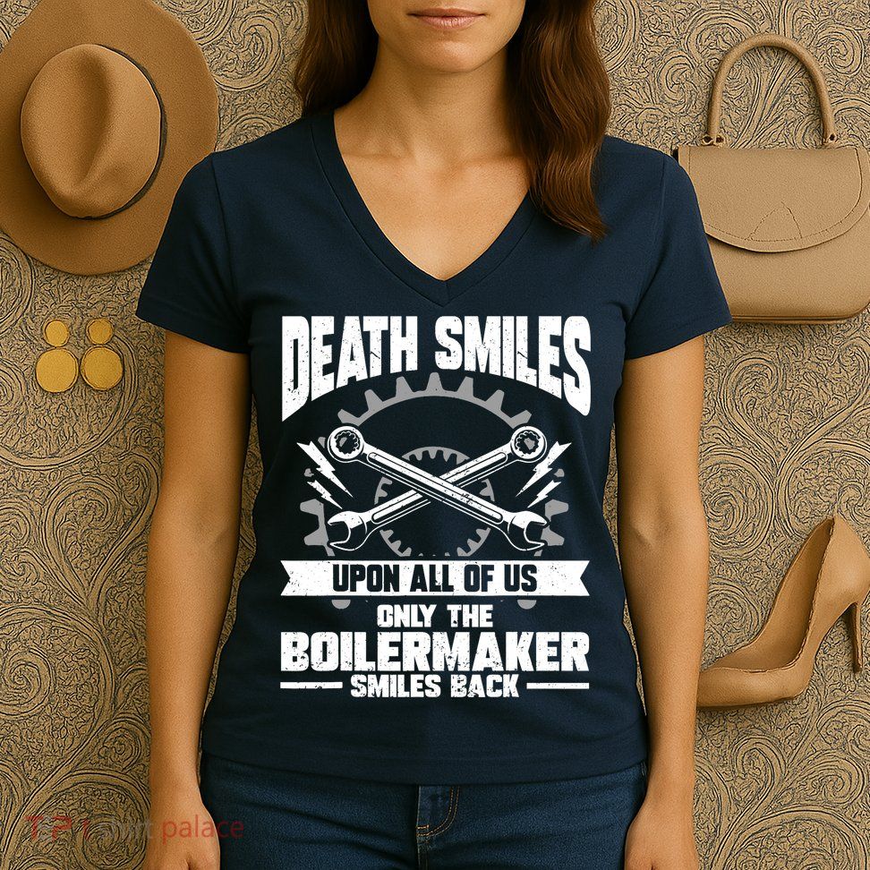 Boiler Maker Boilermaker Union Boilermaker Women's V-Neck T-Shirt
