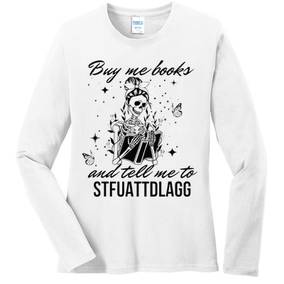 Buy Me Books And Tell Me To Stfuattdlagg Ladies Long Sleeve Shirt