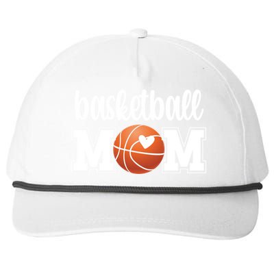 Basketball Mom Basketball Mother Of A Basketball Player Meaningful Gift Snapback Five-Panel Rope Hat