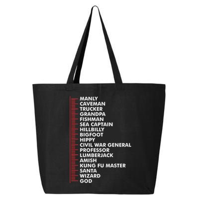 Beard Measuring 25L Jumbo Tote