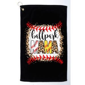 Ballpark Mama Ball Happy Mothers Day Bleached Platinum Collection Golf Towel