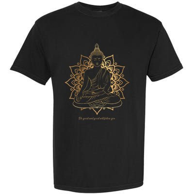 Buddha Mandala Buddhist Mindfulness Buddhism Spiritual Garment-Dyed Heavyweight T-Shirt