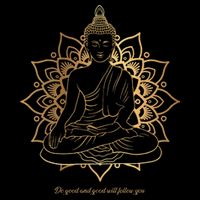 Buddha Mandala Buddhist Mindfulness Buddhism Spiritual Cooling Performance Crew T-Shirt