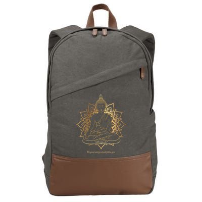 Buddha Mandala Buddhist Mindfulness Buddhism Spiritual Cotton Canvas Backpack