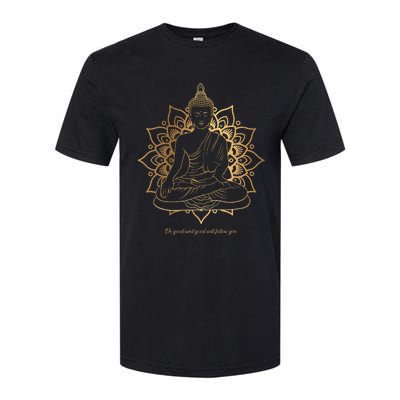 Buddha Mandala Buddhist Mindfulness Buddhism Spiritual Softstyle CVC T-Shirt