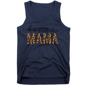 Bonus Mama Bonus Mom Stepmom Leopard Print MotherS Day Gift Tank Top