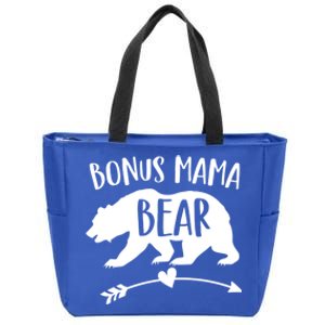 Bonus Mama Bear Best Step Mom Ever Stepmom Stepmother Gift Zip Tote Bag