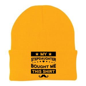 Being My Bonus Dad Is Really Bonus Father Stepdad Gift Knit Cap Winter Beanie