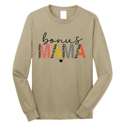 Bonus Mama Bonus Mom Stepmom Step Mama Mother's Day Present Long Sleeve Shirt