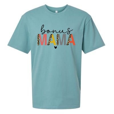 Bonus Mama Bonus Mom Stepmom Step Mama Mother's Day Present Sueded Cloud Jersey T-Shirt