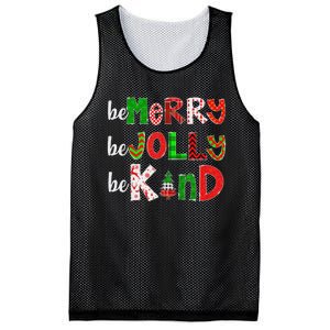 Be Merry Be Jolly Be Kind Merry Christmas Teacher Xmas Pjs Mesh Reversible Basketball Jersey Tank