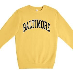 Baltimore Maryland Premium Crewneck Sweatshirt